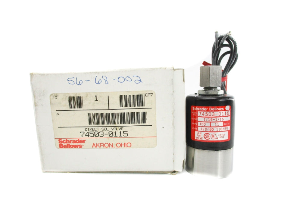 SCHRADER BELLOWS 74503-0115 110/120V NSMP