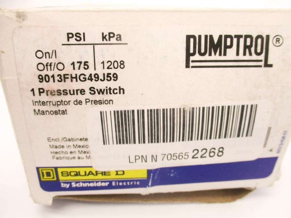 SQUARE D 9013FHG49J59 SER. C 175PSI NSMP