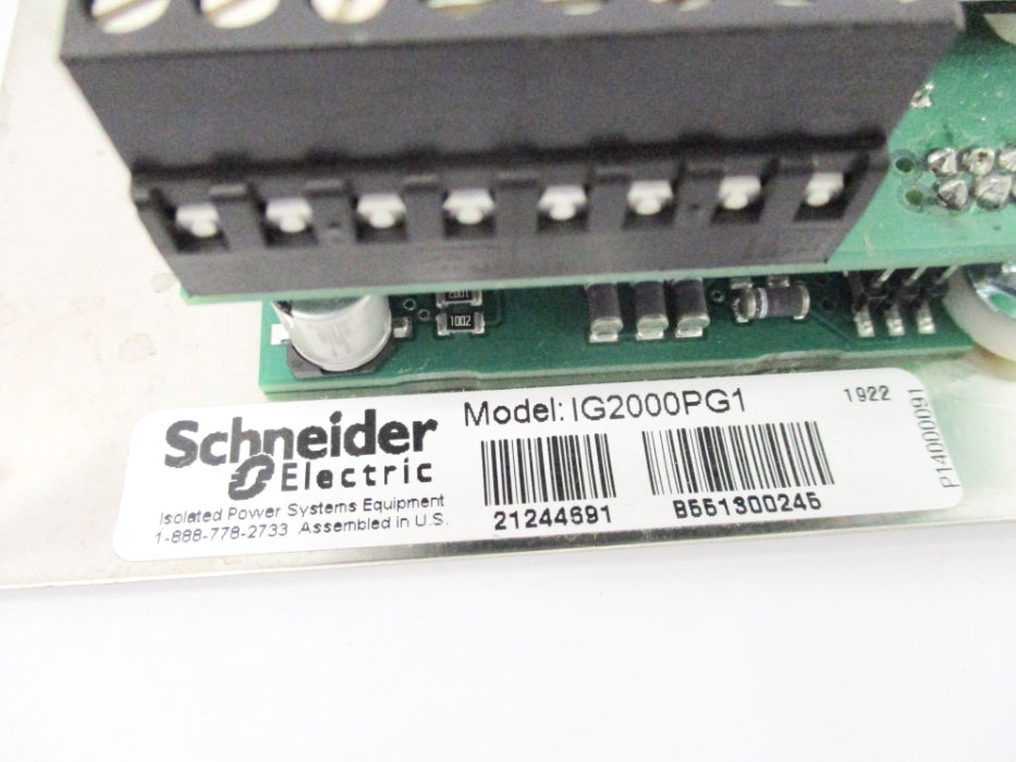 SCHNEIDER ELECTRIC IG2000PG1 NSNP