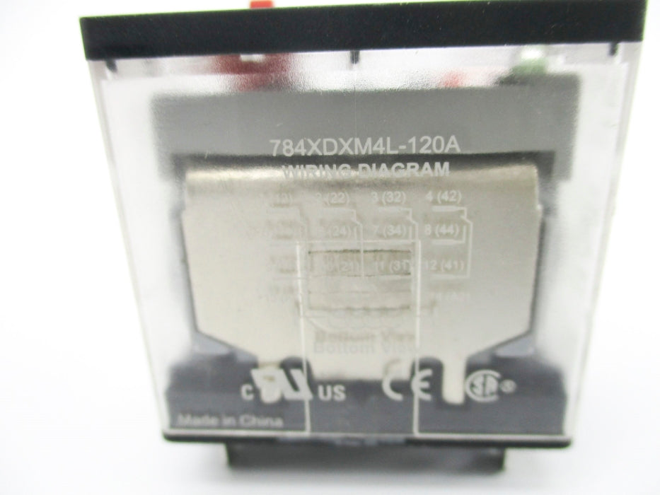 SCHNEIDER ELECTRIC 784XDXM4L-120A 120VAC  10A UNMP