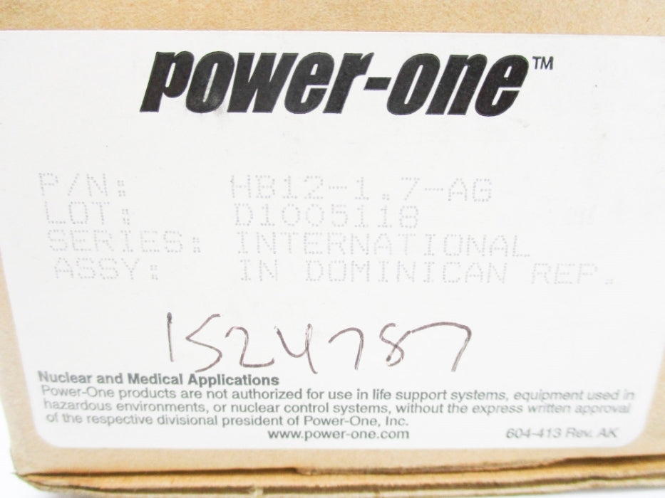 POWER-ONE HB12-1.7-AG NSMP