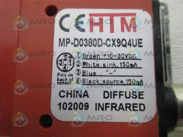HTM MP-D0380D-CX9Q4UE PHOTOELECTRIC SENSOR *NEW IN BOX*
