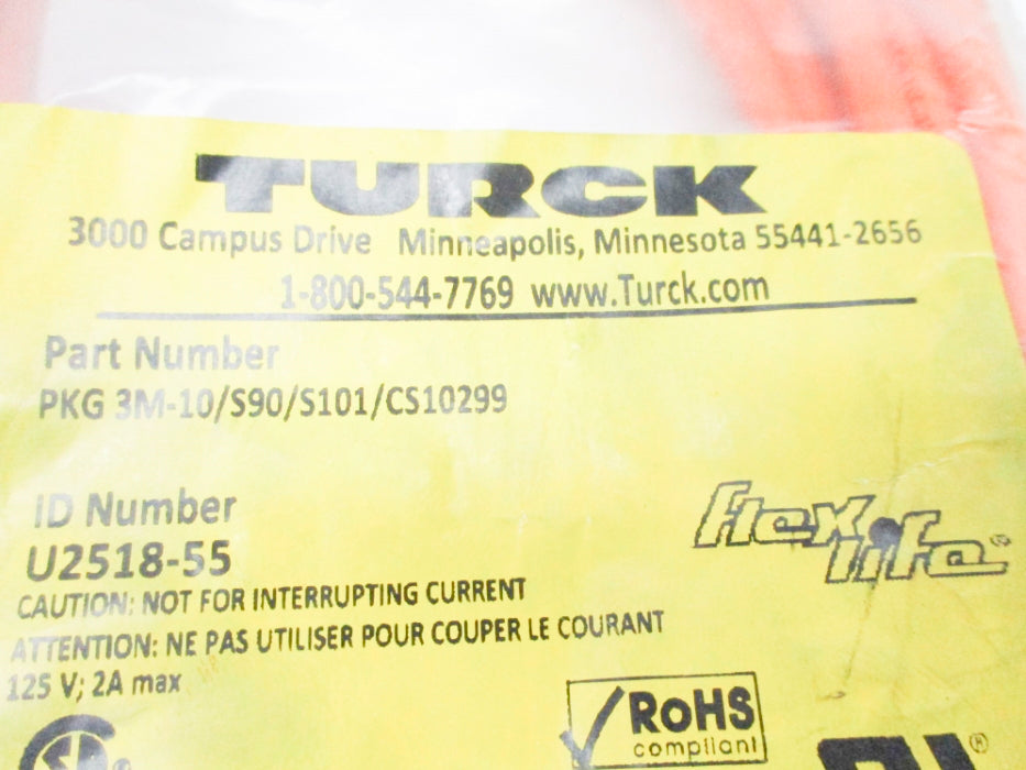 TURCK PKG3M-10/S90/S101/CS10299 U2518-55 NSMP