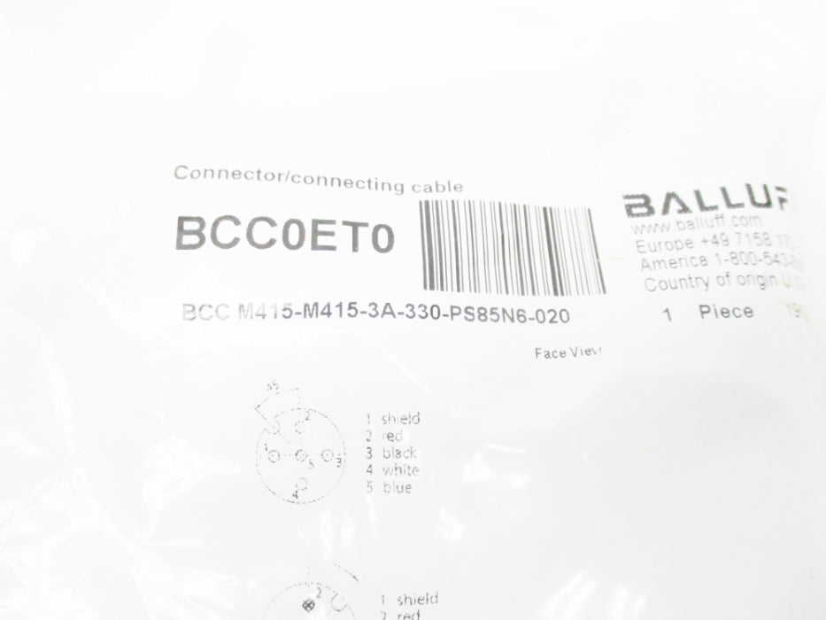 BALLUFF BCCM415-M415-3A-330-PS85N6-020 BCC0ET0 NSMP