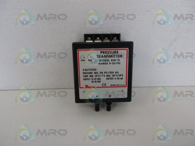 DWYER 616-11 PRESSURE TRANSMITTER *NEW IN BOX*
