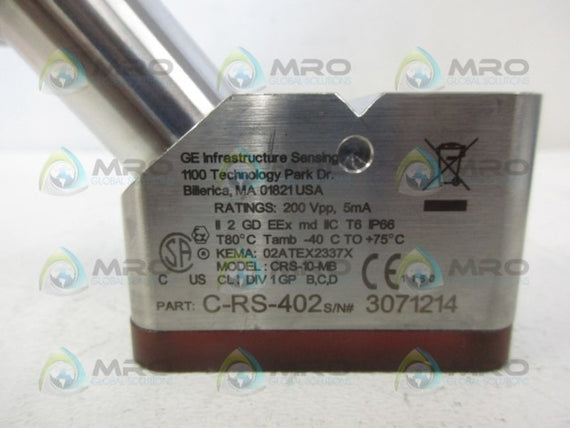 GE PANAMETRICS  C-RS-402 ULTRASONIC TRANSDUCER * NEW NO BOX *