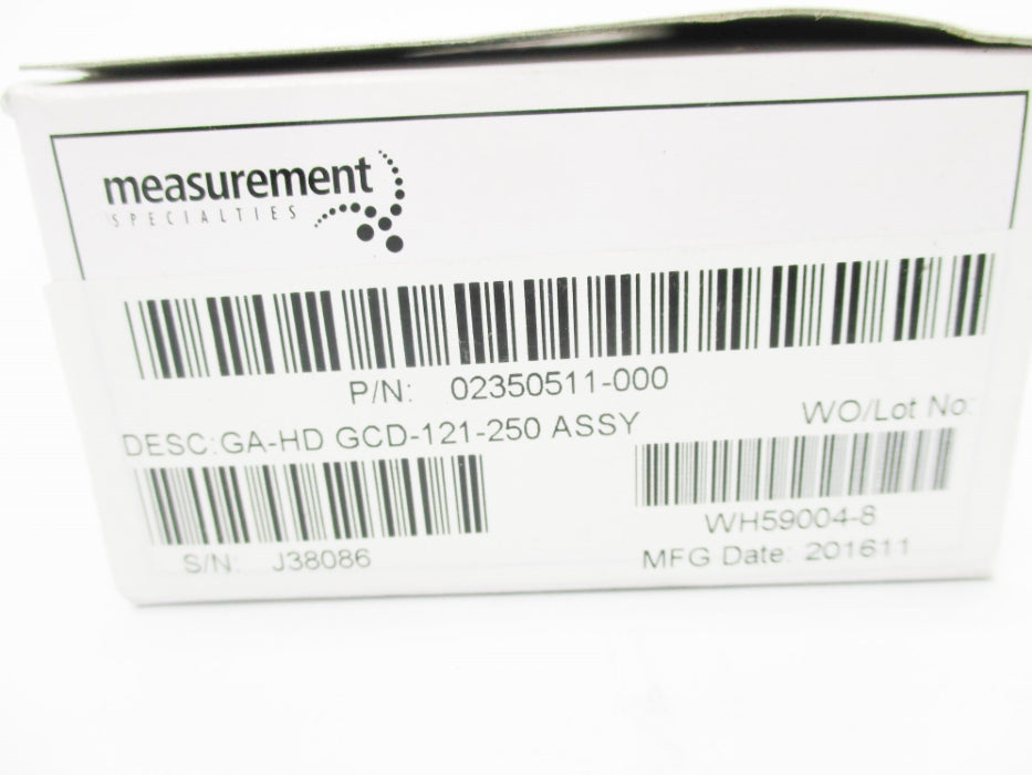 MEASUREMENT 02350511-000 GA-HD GCD-121-250 NSMP