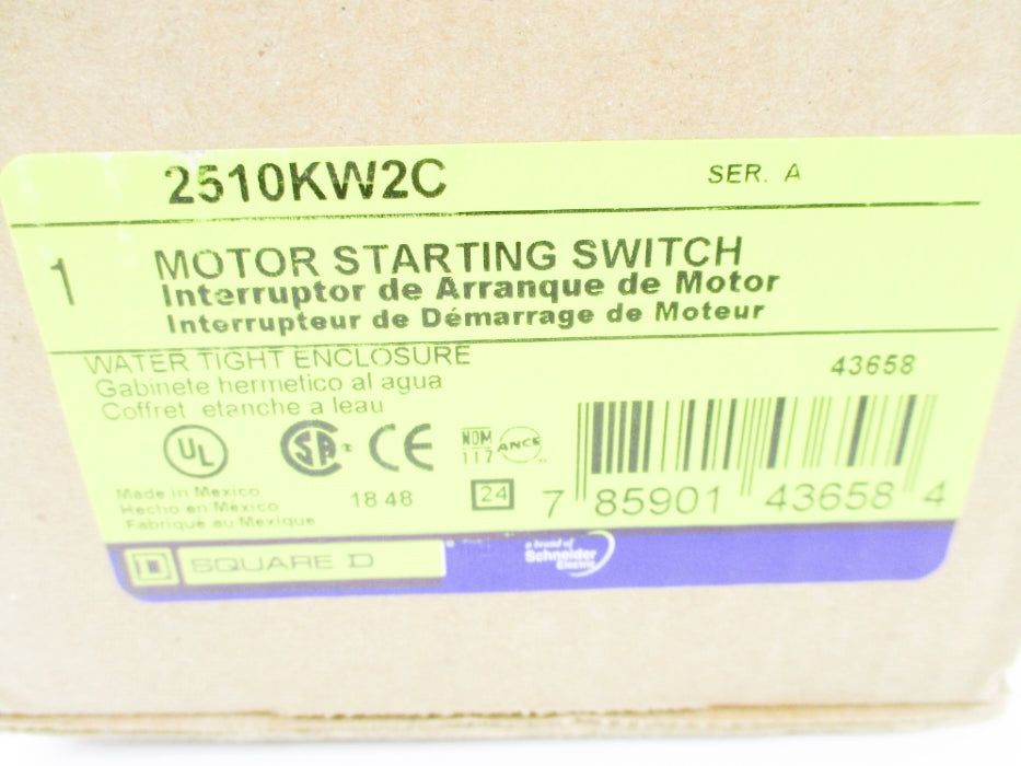 SQUARE D 2510KW2C SER. A NSMP