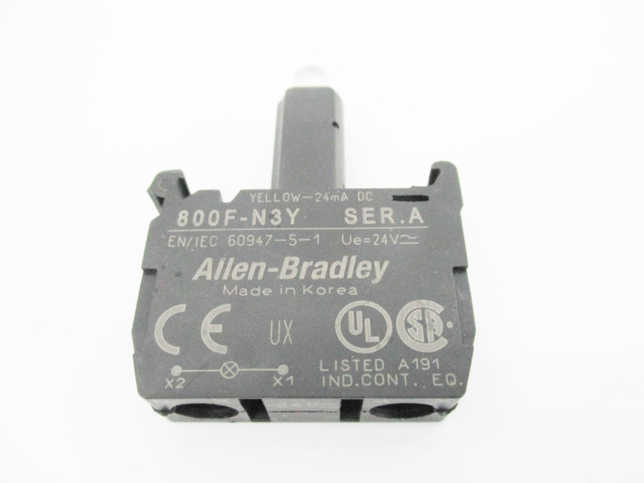 ALLEN BRADLEY 800F-N3Y SER. A 24V NSNP