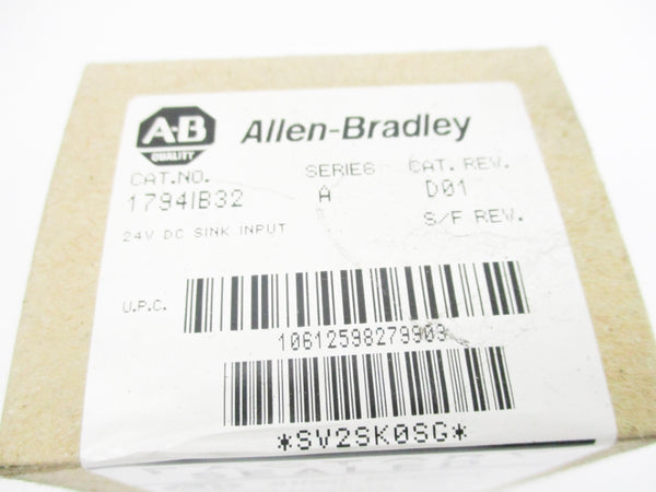 ALLEN BRADLEY 1794-IB32 SER. A DATE: 2010 NSFS