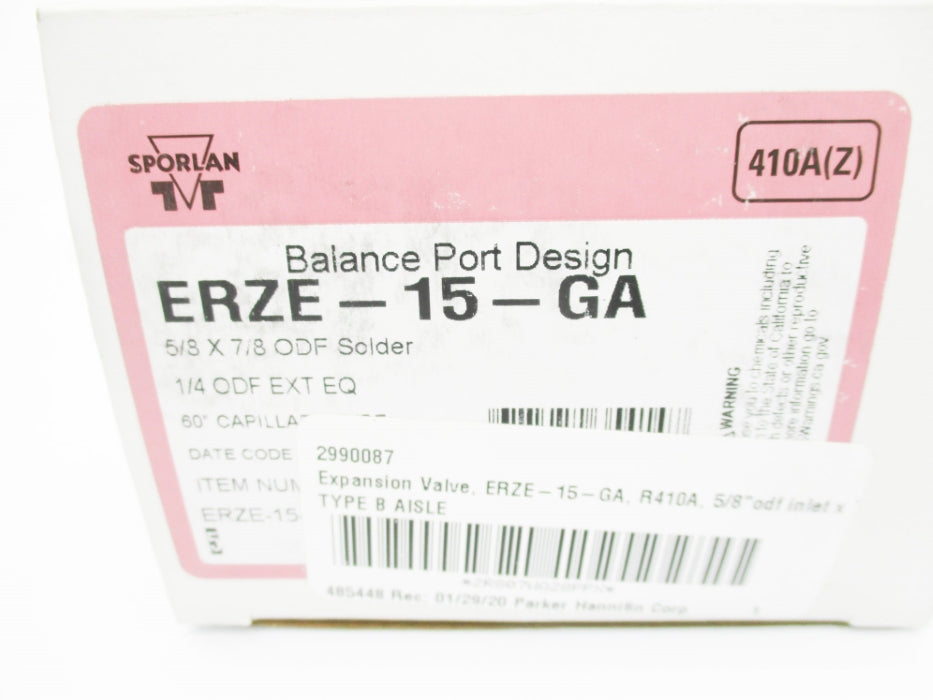 SPORLAN ERZE-15-GA NSMP