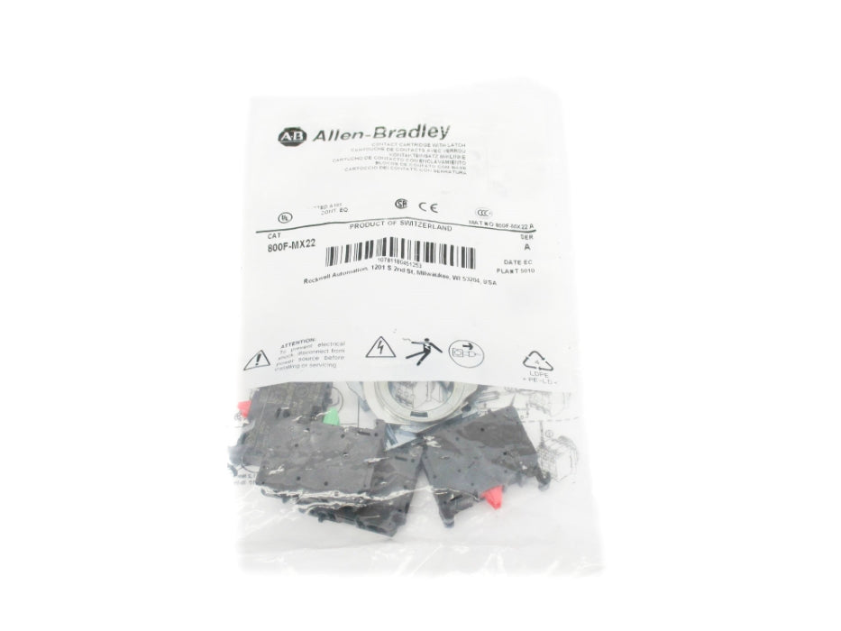 ALLEN BRADLEY 800F-MX22 SER. A NSMP