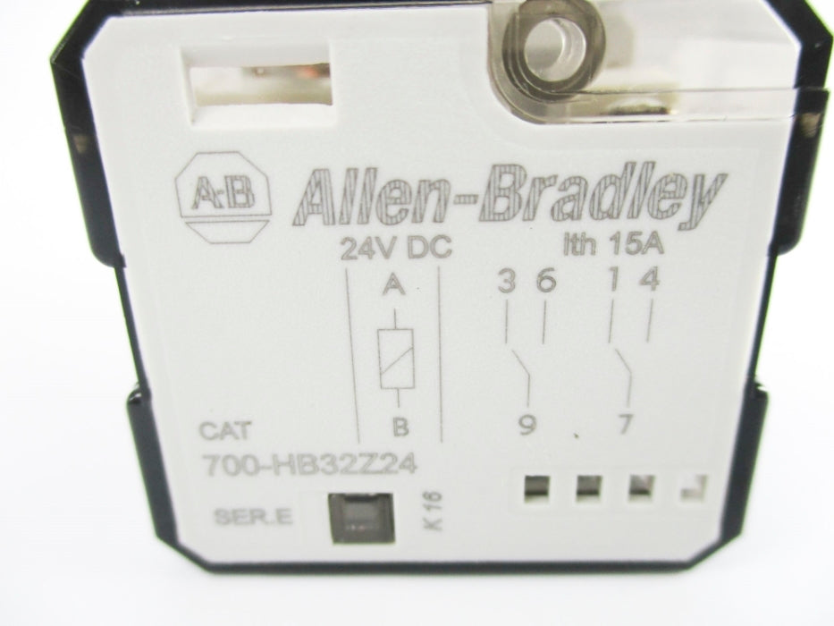 ALLEN BRADLEY 700-HB32Z24 SER. E 24VDC 15A UNMP