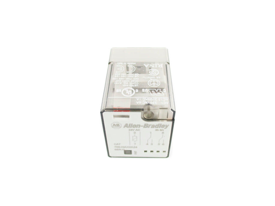 ALLEN BRADLEY 700-HAX2A24 SER. D 24VAC 6A UNMP
