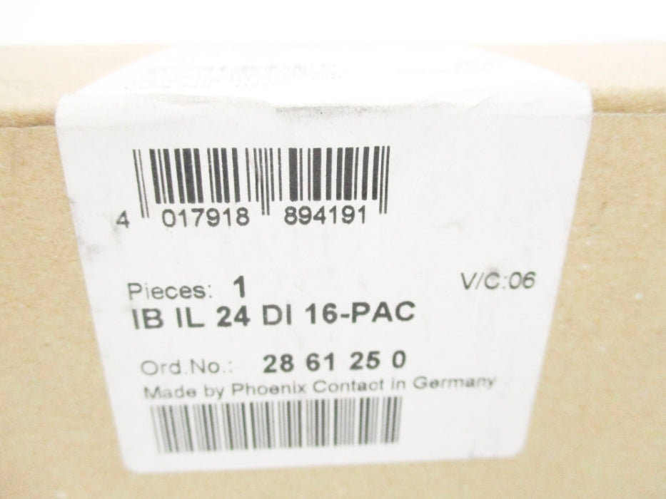 PHOENIX CONTACT IBIL24DI16-PAC 2861250 NSFS