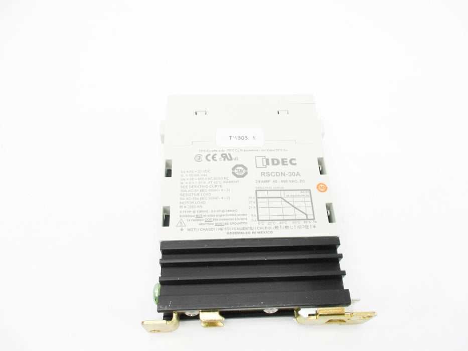 IDEC RSCDN-30A 48-600VAC 30A NSMP