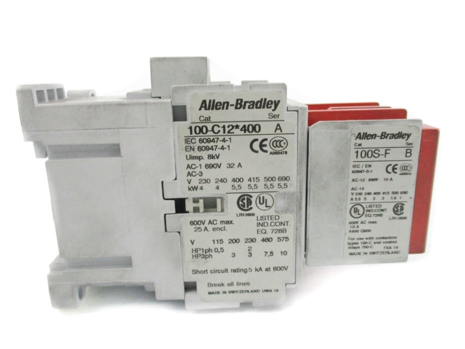 ALLEN BRADLEY 100S-C12D404C SER. A 110/120V NSNP