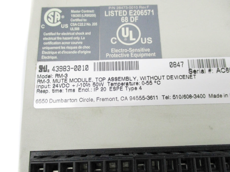 STI 43983-0010 RM-3 UNMP