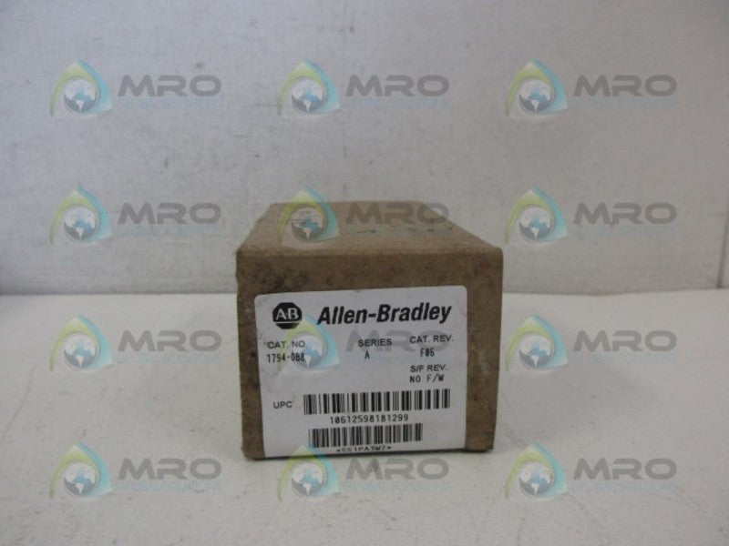 ALLEN BRADLEY 1794-0B8 SER.A MODULE DATE CODE 2012 *FACTORY SEALED*