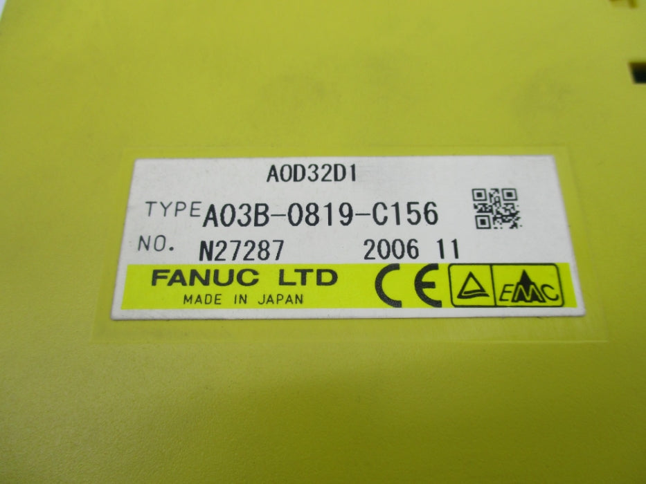 FANUC A03B-0819-C156 AOD32D1 UNMP
