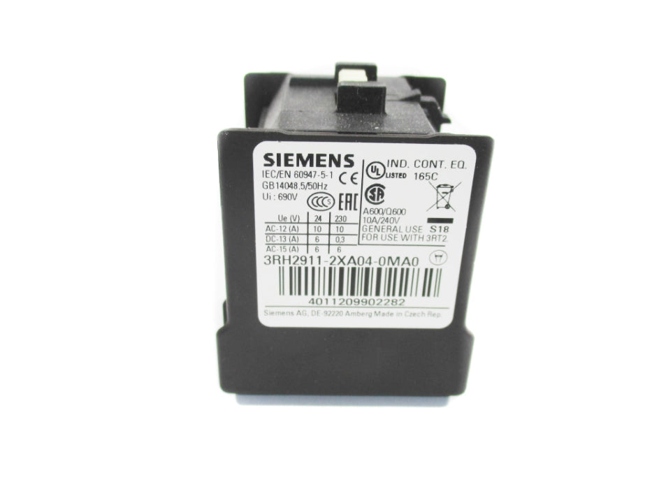 SIEMENS 3RH2911-2XA04-0MA0 NSMP