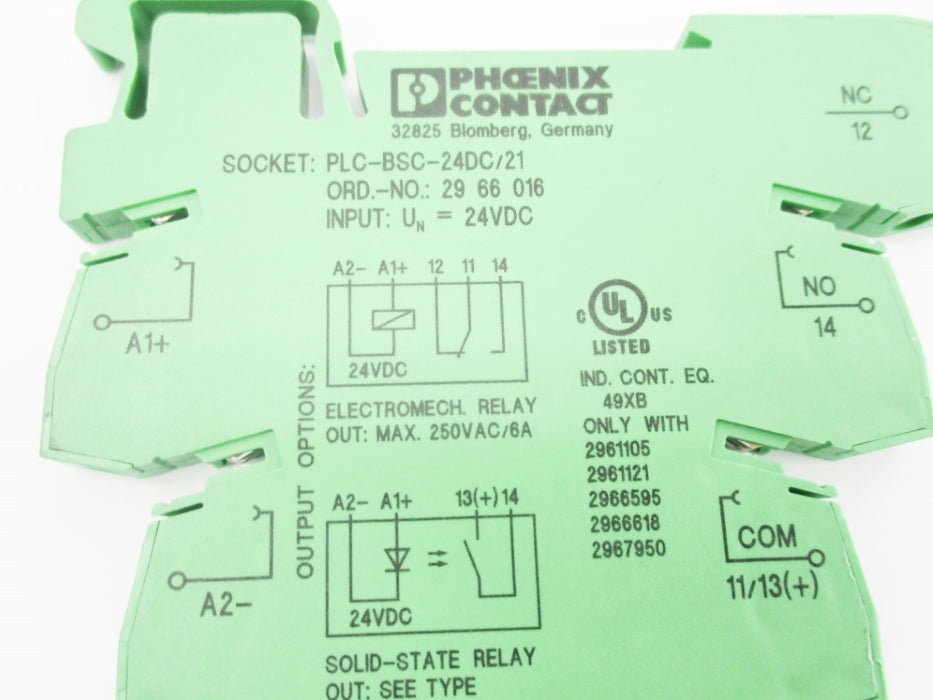 PHOENIX CONTACT PLC-BSC-24DC/21 2966016 NSNP