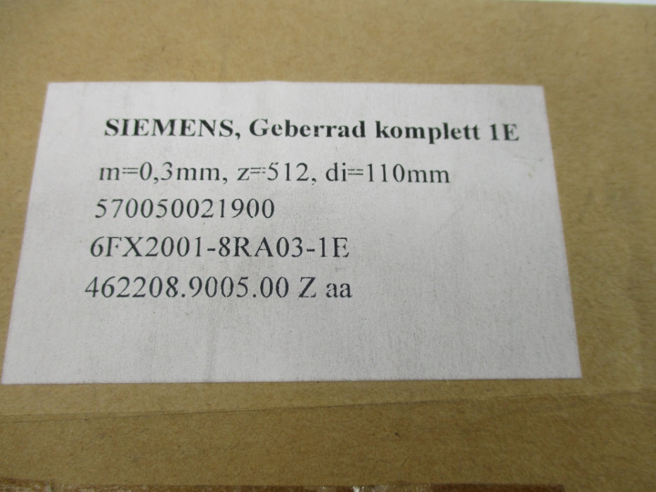 SIEMENS 6FX2001-8RA03-1E NSMP