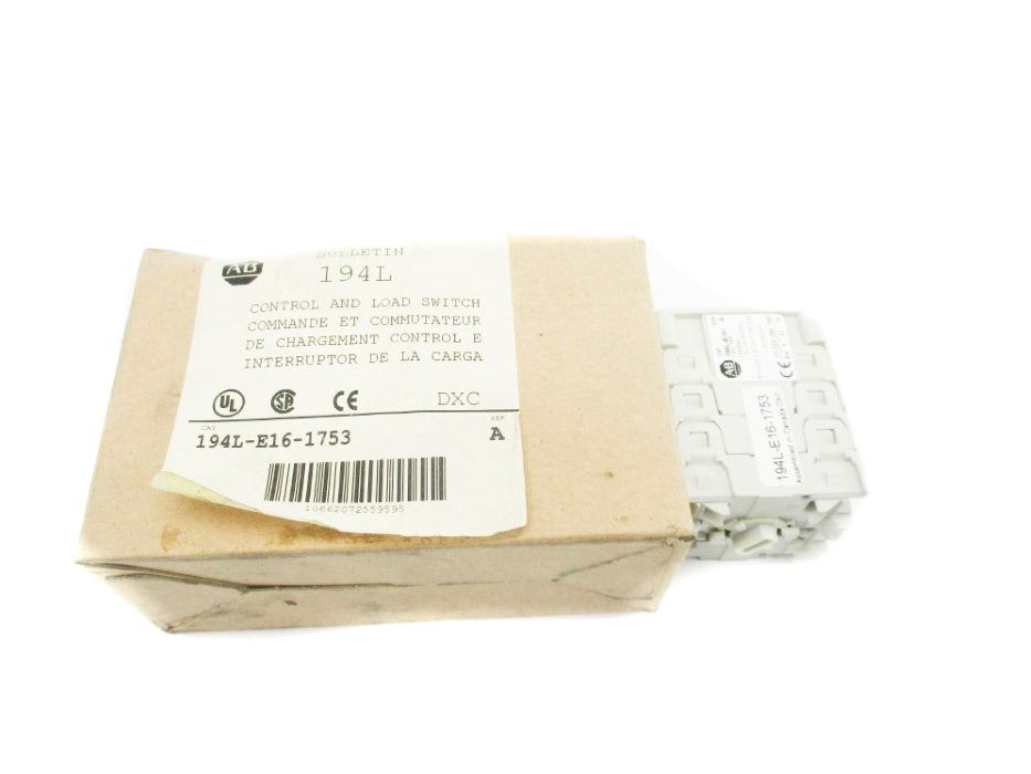 ALLEN BRADLEY 194L-E16-1753 SER. A (BR/WH) NSMP