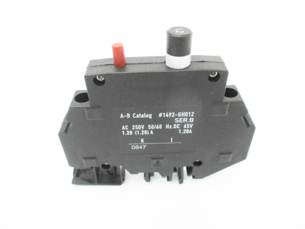 ALLEN BRADLEY 1492-GH012 SER. B 250VAC/65VDC 1.20A NSMP