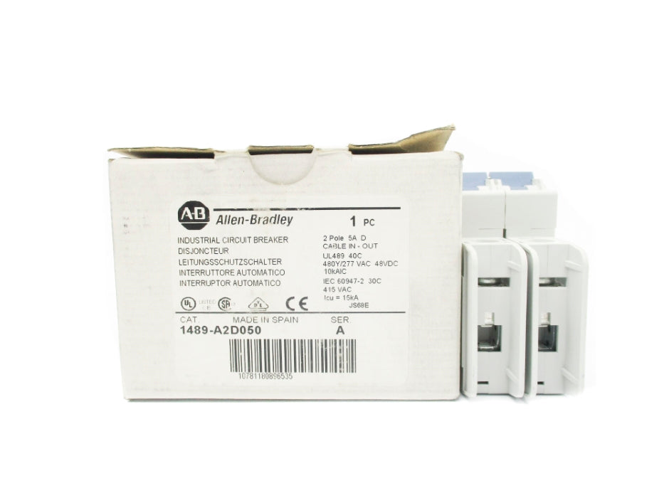 ALLEN BRADLEY 1489-A2D050 SER. A 277VAC/48VDC 5A NSMP