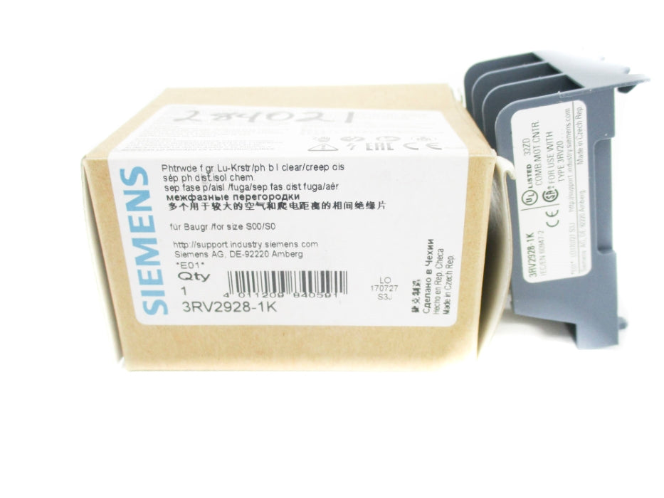 SIEMENS 3RV2928-1K NSMP
