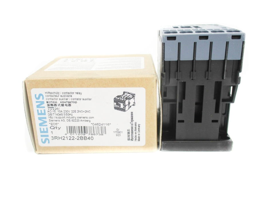 SIEMENS 3RH2122-2BB40 240VAC 10A NSMP