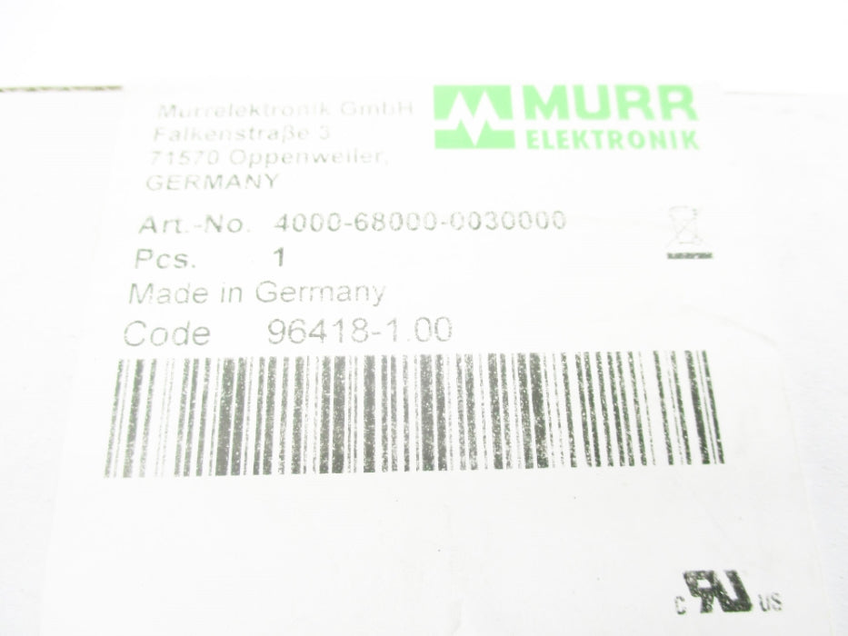 MURR ELEKTRONIK 4000-68000-0030000 NSFS