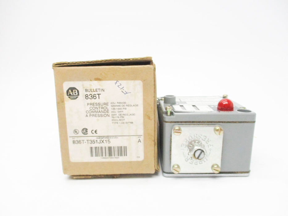 INDUSTRIAL SPARE PART 836T-T351JX15 SER. A 140-1000PSI (BR/WH) NSMP