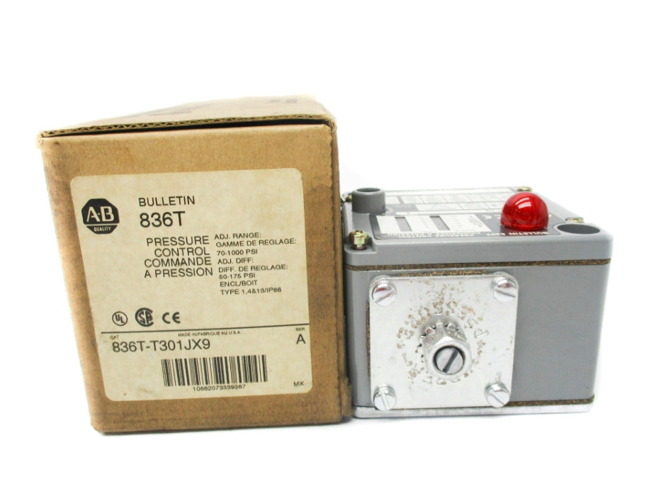 ALLEN BRADLEY 836T-T301JX9 SER. A 70-1000PSI (BR/WH) NSMP