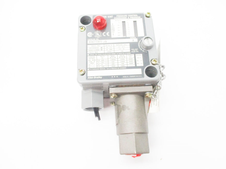 ALLEN BRADLEY 836T-T301JX9 SER. A 70-1000PSI (BR/WH) NSMP