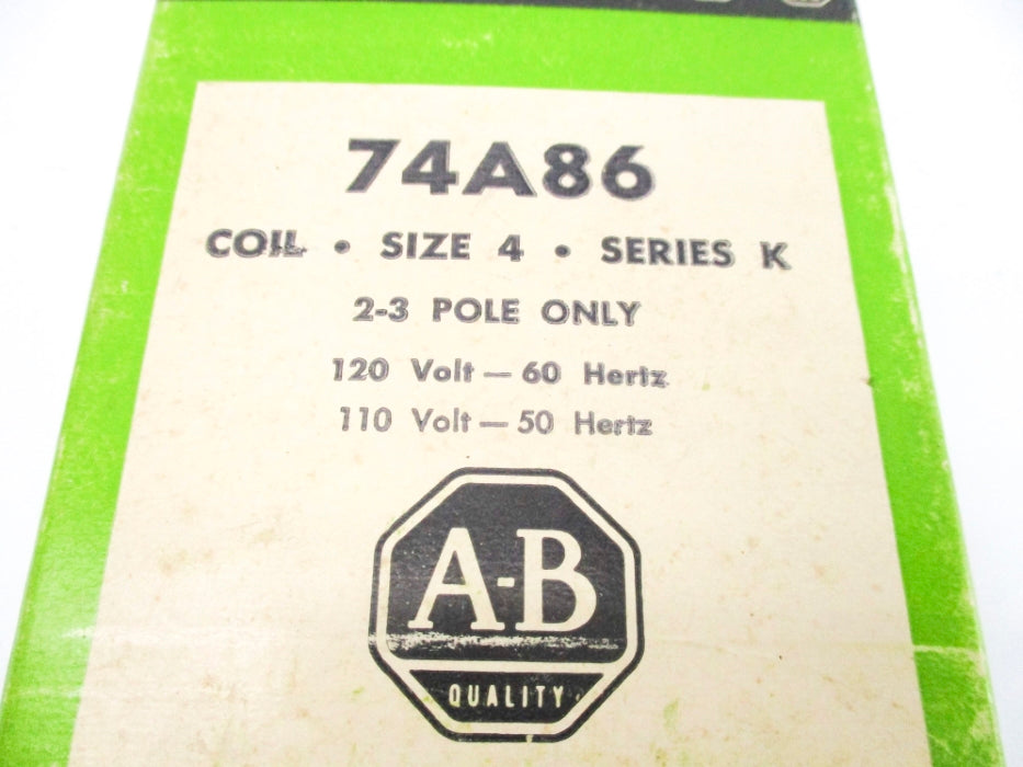 INDUSTRIAL SPARE PART 74A86 SER. K 110/120V (BK/GR) NSMP