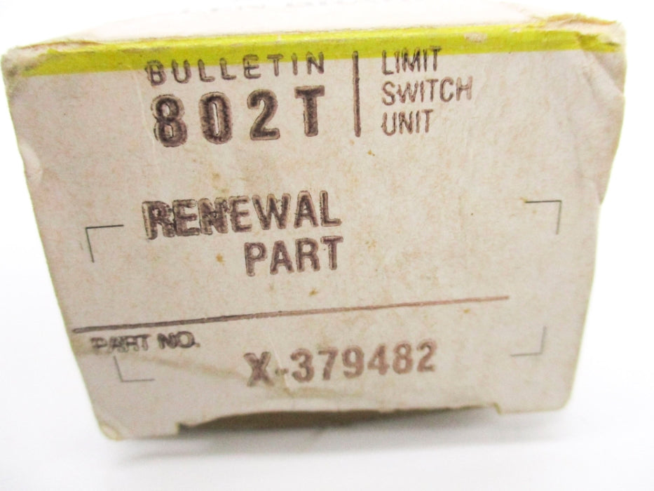 ALLEN BRADLEY X-379482 (BK/YL) NSMP