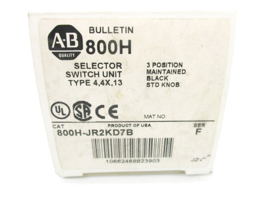 INDUSTRIAL SPARE PART 800H-JR2KD7B SER. F (WH) NSMP