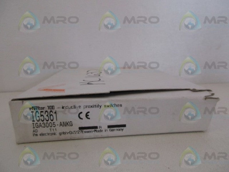IFM EFECTOR IG5361 IGA3005-ANKG INDUCTIVE PROXIMITY SENSOR *NEW IN BOX*