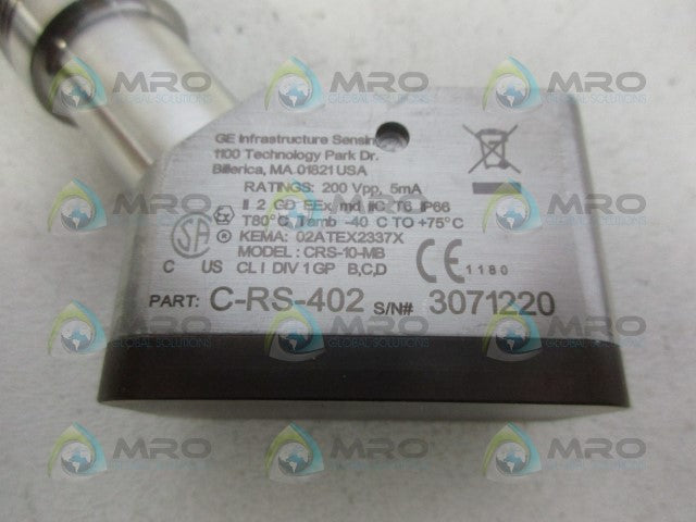 GENERAL ELECTRIC CRS-402 ULTRASONIC TRANSDUCER *NEW NO BOX*