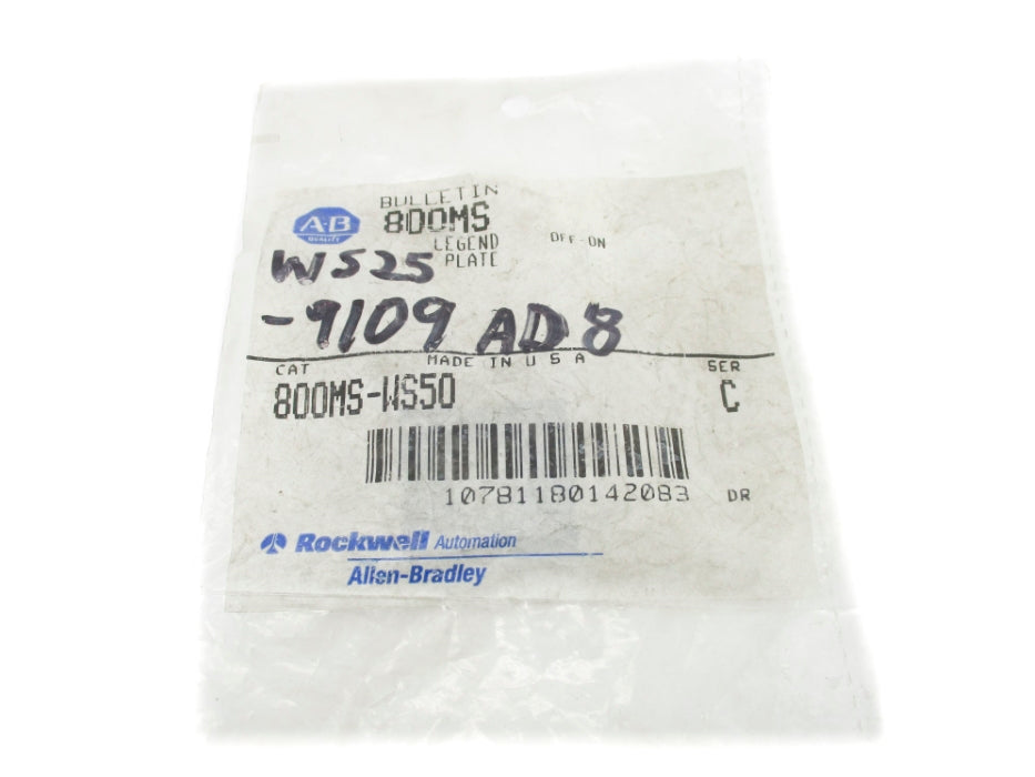 INDUSTRIAL SPARE PART 800MS-WS50 SER. C NSMP