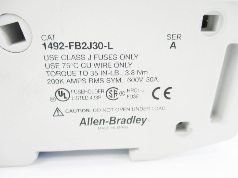 ALLEN BRADLEY 1492-FB2J30-L SER. A NSNP