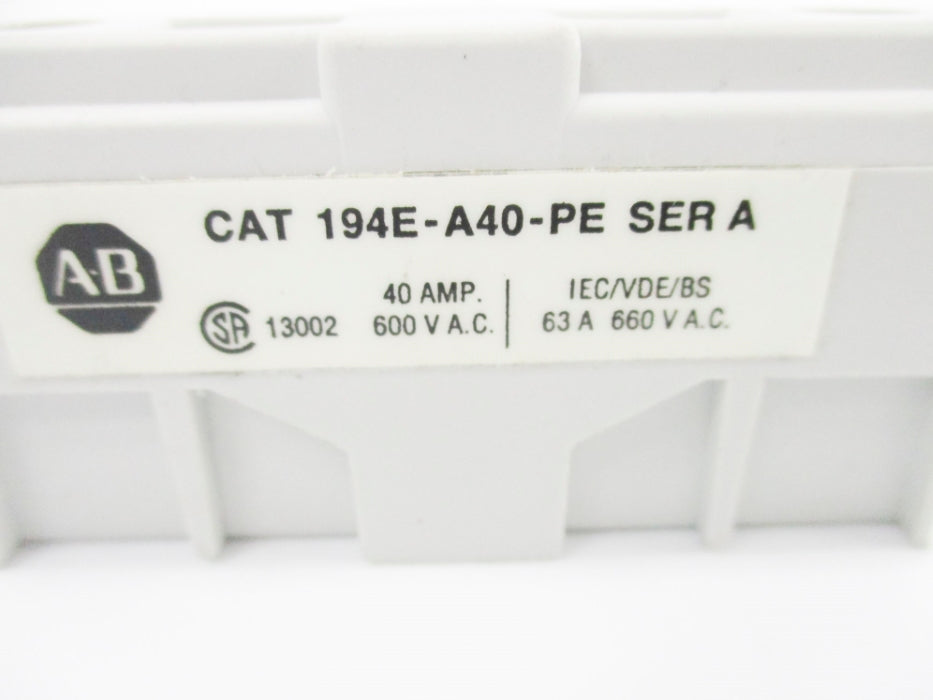 INDUSTRIAL SPARE PART 194E-A40-PE SER. A NSNP