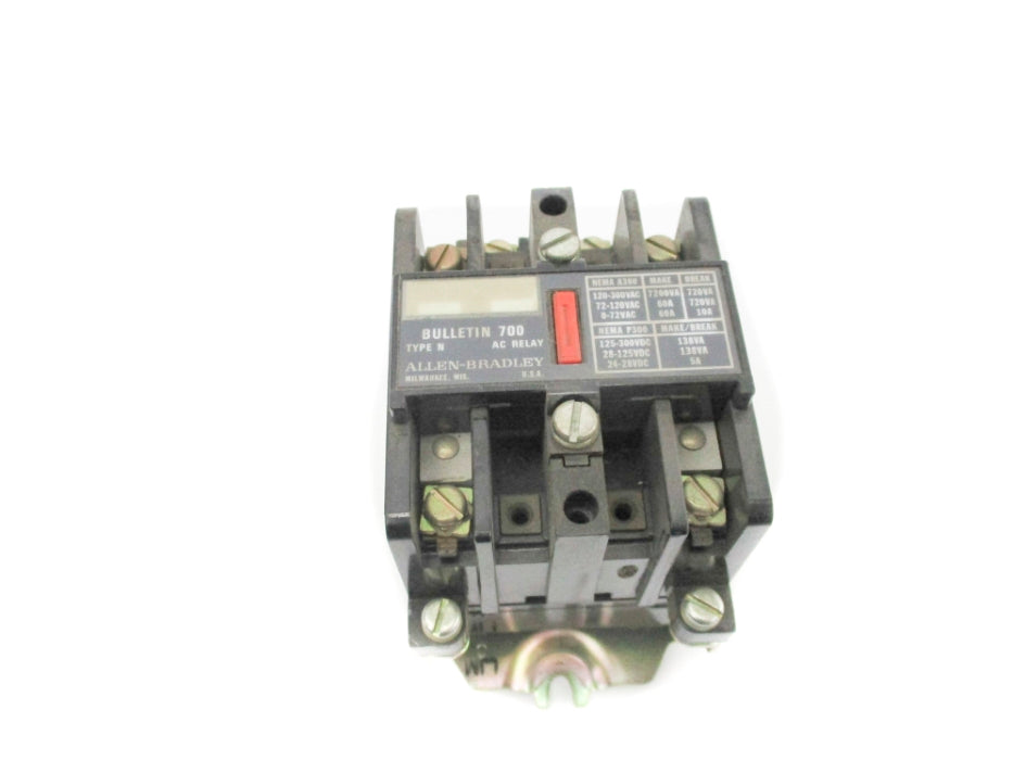 ALLEN BRADLEY 700-NT200A1 SER. C 110/120V 60A NSNP