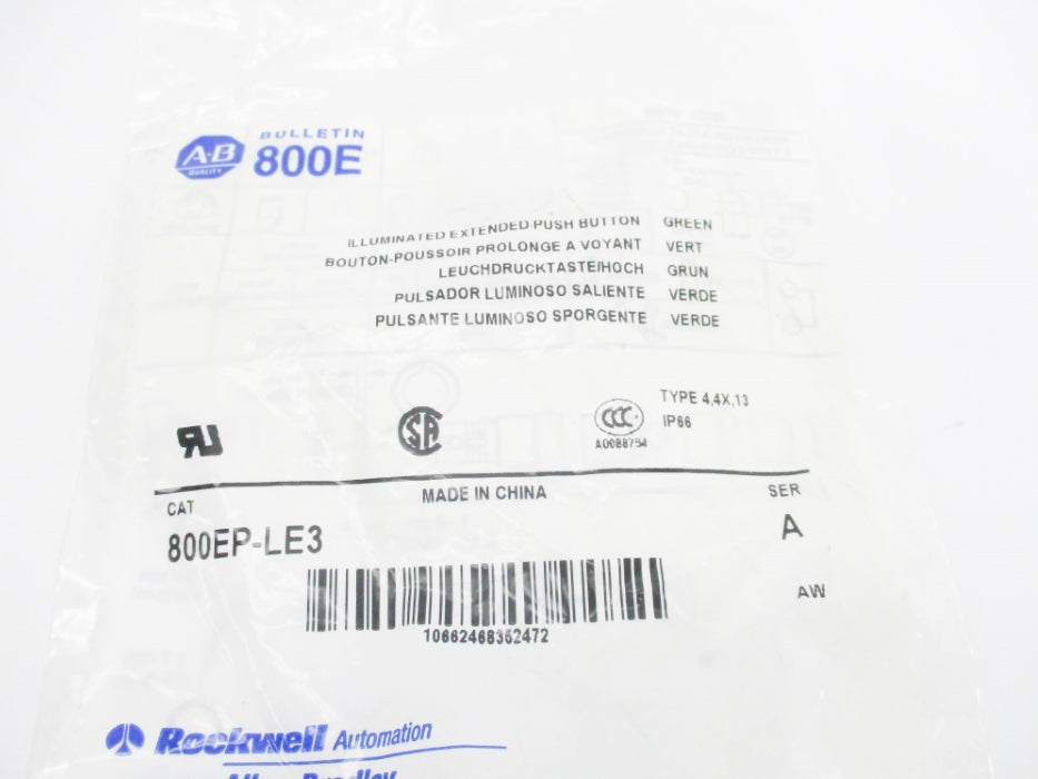 INDUSTRIAL SPARE PART 800EP-LE3 SER. A NSMP