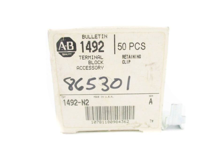 ALLEN BRADLEY 1492-N2 SER. A (PKG OF 50) (WH) NSMP