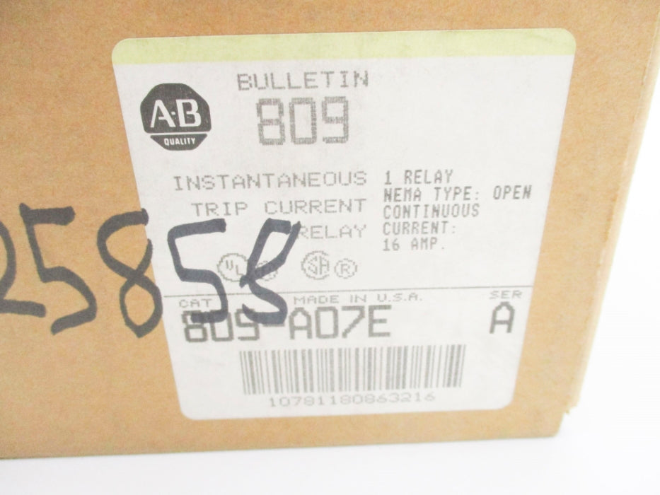 INDUSTRIAL SPARE PART 809-A07E SER. A 600V 16A (BR/YL) NSMP