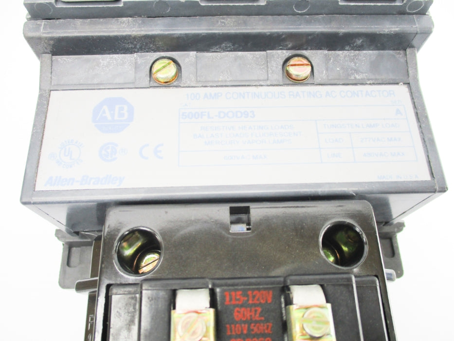 INDUSTRIAL SPARE PART 500FL-DOD93 SER. A 110-115-120V NSNP