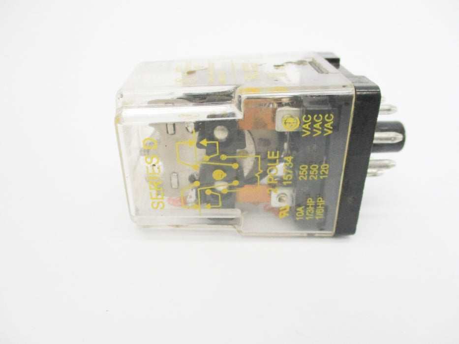 SQUARE D 8501KPD12V60 SER. D 110VDC 10A UNMP